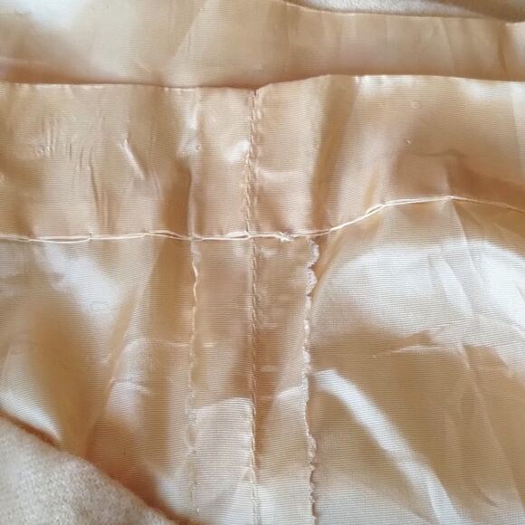 Bobbie Brooks Vintage Union Made NEW Butter Yellow Wool Blend Mini Skirt 5 - Picture 11 of 13